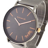 Coach Perry Grey Dial Grey Mesh Bracelet Watch for Women - 14503127