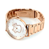 Coach Perry White Dial Rose Gold Steel Strap Watch for Women - 14503708