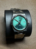 Tissot PRX Quartz Green Dial Silver Steel Strap Watch for Women - T137.210.11.081.00