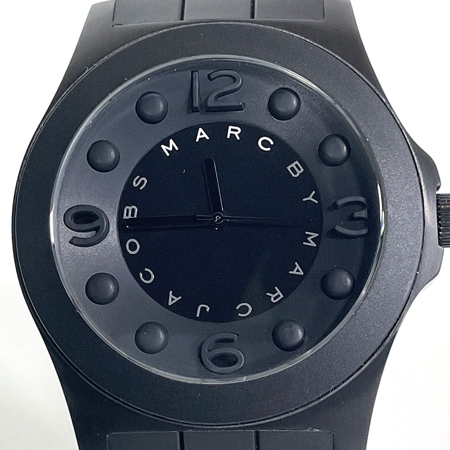 Marc Jacobs Pelly Black Dial Black Silicone Strap Watch for Women - MBM2531