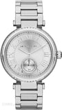 Michael Kors Skylar Silver Dial Silver Steel Strap Watch for Women - MK5866