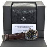 IWC Pilot's Watch Mark XVIII 40mm Black Dial Brown Leather Strap Watch for Men - IW327006