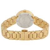 Movado Bold Crystal Gold Dial Gold Steel Strap Watch For Women - 3600492