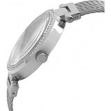 Guess Soho Silver DIal Stainless Steel Mesh Bracelet Watch For Women - W0638L1