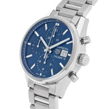 Tag Heuer Carrera Chronograph 41mm Blue Dial Silver Steel Strap Watch for Men - CBK2112.BA0715