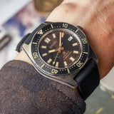 Seiko Prospex 1965 Diver's Modern Re-Interpretation Automatic Brown Dial Black Rubber Strap Watch For Men - SPB147J1