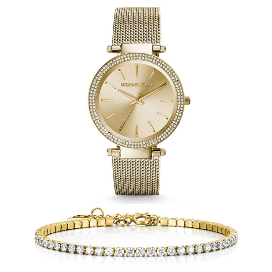Michael Kors Darci Gold Dial Gold Mesh Bracelet Watch for Women - MK3368