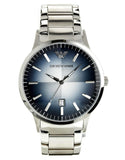 Emporio Armani Renato Blue Dial Silver Steel Strap Watch For Men - AR2472