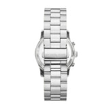 Michael Kors Runway Three-Hand Silver Dial Silver Steel Strap Watch for Women - MK7474