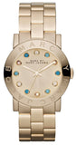 Marc Jacobs Amy Dexter Gold Dial Gold Steel Strap Watch for Women - MBM3215
