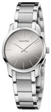 Calvin Klein City Silver Dial Silver Steel Strap Watch for Women - K2G23148