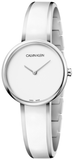 Calvin Klein Seduce White Dial Two Tone Steel Strap Watch for Women - K4E2N116