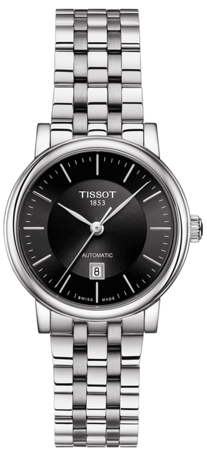 Tissot T Classic Carson Premium Automatic Lady Black Dial Watch for Women - T122.207.11.051.00