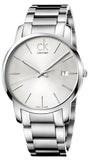 Calvin Klein City Silver Dial Silver Steel Strap Watch for Men - K2G2G146