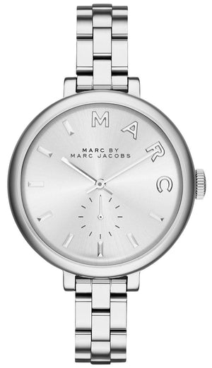 Marc Jacobs Sally Silver Dial Silver Stainless Steel Strap Watch for Women - MBM3362