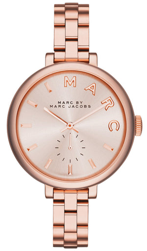 Marc Jacobs Sally Rose Gold Dial Stainless Steel Strap Watch for Women - MBM3364