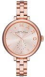 Marc Jacobs Sally Rose Gold Dial Stainless Steel Strap Watch for Women - MBM3364