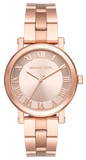 Michael Kors Norie Rose Gold Dial Rose Gold Steel Strap Watch for Women - MK3561