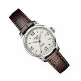 Tissot T Classic Le Locle Automatic Silver Dial Brown Leather Strap Watch For Women - T006.207.16.038.00