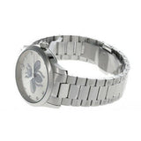 Gucci G Timeless Silver Dial Silver Steel Strap Watch For Women - YA1264126