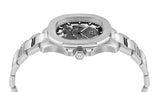 Philipp Plein High-Conic Automatic Silver Dial Silver Stainless Steel Strap Watch For Men - PWRAA0223