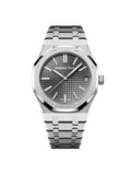 Audemars Piguet Royal Oak Automatic Grey Dial Silver Steel Strap Watch for Men - 15510ST.OO.1320ST.05