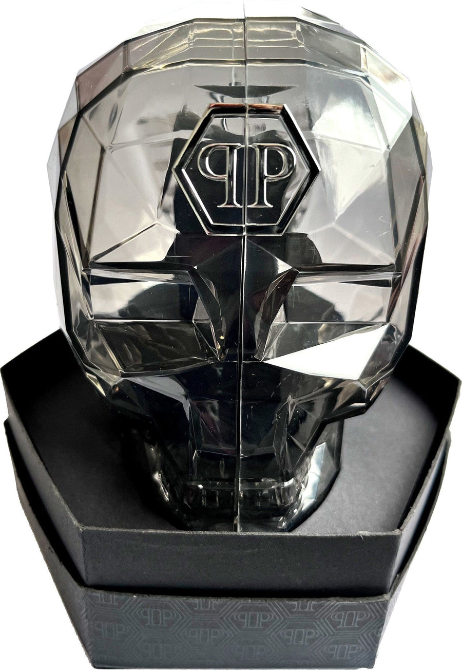 Philipp Plein The Skull Black Dial Black Silicone Strap Watch for Men - PWAAA0121