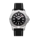 Breitling Avenger Automatic 43mm Black Dial Black Nylon Strap Watch for Men - A17318101B1X2