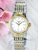 Tissot Carson Steel Lady White Dial Quartz Watch For Women - T085.210.22.011.00