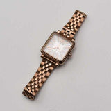 Marc Jacobs Vic White Dial Rose Gold Steel Strap Watch for Women - MJ3514