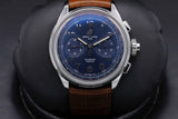 Breitling Premier B15 Duograph 42 Blue Dial Brown Leather Strap Watch for Men - AB1510171C1P1