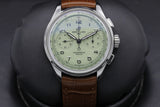 Breitling Premier B09 Chronograph 40 Green Dial Brown Leather Strap Watch for Men - AB0930D31L1P1