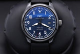 IWC Pilot’s Watch Mark XVIII Edition “Laureus Sport for Good Foundation" Blue Dial Black Nylon Strap Watch for Men - IW324703