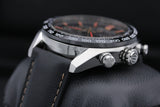 Tag Heuer Carrera Year of The Rabbit Automatic Chronograph Black Dial Black Leather Strap Watch for Men - CBN2A1L.FC6521