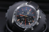 Tag Heuer Carrera Year of The Rabbit Automatic Chronograph Black Dial Black Leather Strap Watch for Men - CBN2A1L.FC6521