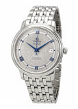 Omega De Ville Prestige Co-Axial Grey Dial Silver Steel Strap Watch for Men - 424.10.40.20.06.002