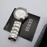 Guess BFF Multifunction Silver Dial Silver Steel Strap Watch for Women - W0231L1