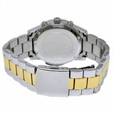 Guess Mini Spectrum Analog Silver Dial Two Tone Steel Strap Watch For Women - W0122L2