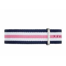 Daniel Wellington Classic Southampton White Dial Three Tone Nylon Strap Watch For Women - DW00100050