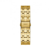 Guess Heiress Multifunction Diamonds Gold Dial Gold Steel Strap Watch for Women - GW0440L2