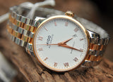 Mido Baroncelli Automatic White Dial Two Tone Steel Strap Watch For Women - M8600.9.N6.1