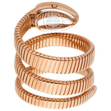 Just Cavalli Cosenza Green Dial Rose Gold Steel Strap Watch for Women - JC1L232M0045