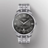 Tissot Chemin Des Tourelles Powermatic 80 Grey Dial Silver Steel Strap Watch for Men - T139.407.11.068.00
