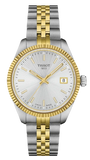 Tissot Ballade Quartz Silver Dial Two Tone Steel Strap Watch for Women - T156.210.22.031.00