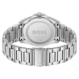 Hugo Boss Strike Black Dial Silver Steel Strap Watch for Men - 1514170