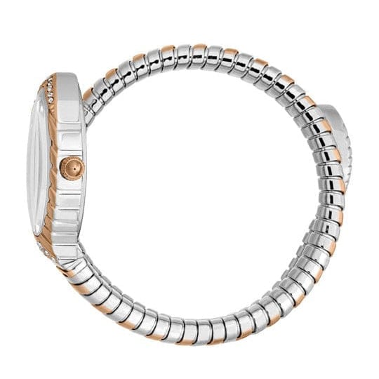 Just Cavalli Specchio Silver Dial Two Tone Steel Strap Watch for Women - JC1L322M0065