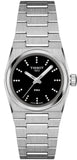 Tissot PRX Quartz Diamonds Black Dial Silver Steel Strap Watch for Women - T137.010.11.056.00