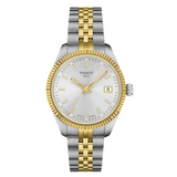 Tissot Ballade Quartz Silver Dial Two Tone Steel Strap Watch for Women - T156.210.22.031.00