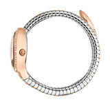Just Cavalli Carezza Rose Gold Dial Two Tone Steel Strap Watch for Women - JC1L372M0065