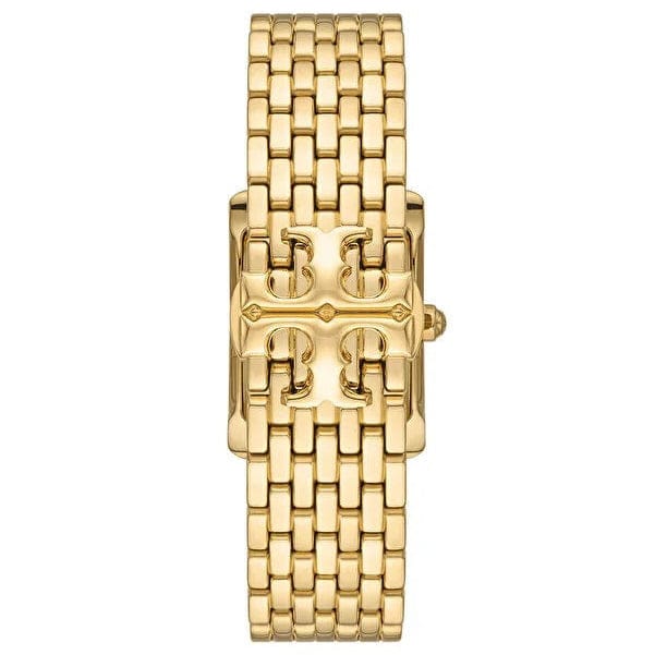 Tory Burch Eleanor Mother of Pearl Pink Dial Gold Steel Strap Watch for Women - TBW1077